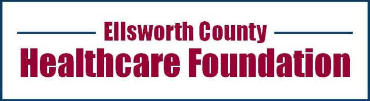 Banner that says Ellsworth Healthcare Foundation.